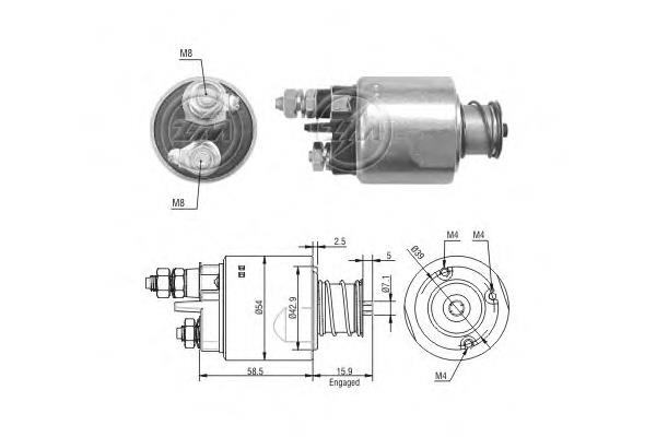 Втягуюче стартера ERA ZM1495