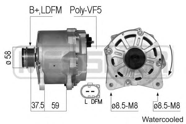 Генератор VAG 079903015G ціна, від 388.14 USD