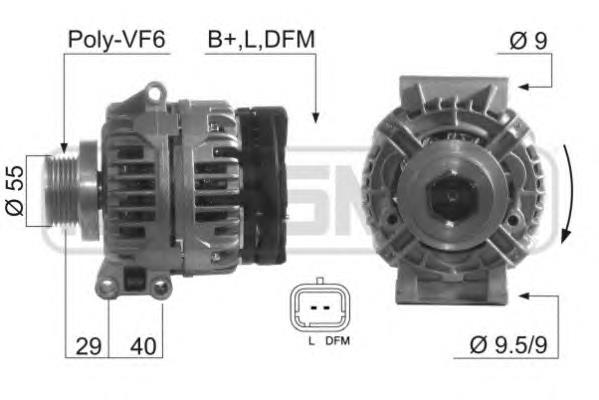 Генератор ERA 210397 ціна, від 118.84 USD