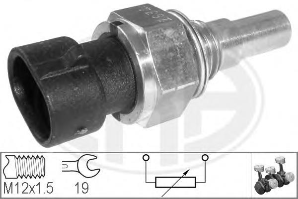 Термодатчик охолоджуючої рідини ERA 330107 ціна, від 4.75 USD