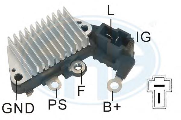 Реле-регулятор генератора, (реле зарядки) 215663 ERA