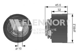 FS93293 Flennor Ролик натягувач