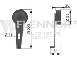 FS22993 Flennor ролик натягувача приводного ременя