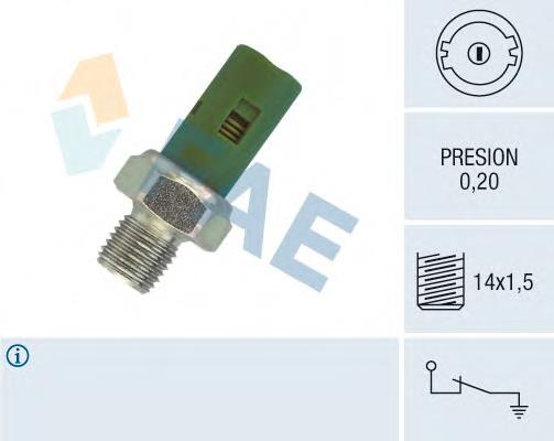 Датчик тиску масла двигуна FAE 12630