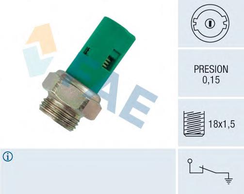 Купити 12520 FAE Датчик тиску масла