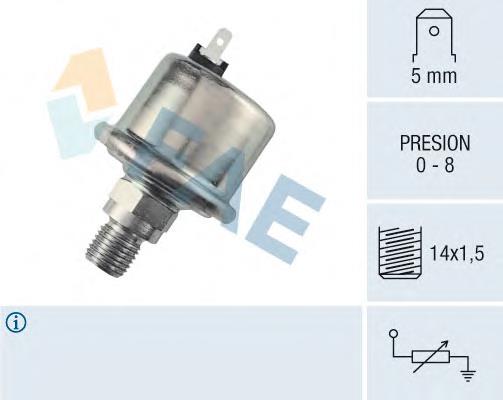 Датчик тиску масла 7700805824 Renault (RVI)