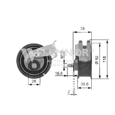 Ролик натяжителя ременя газорозподілу Flennor FS00005 ціна, від 36.25 USD