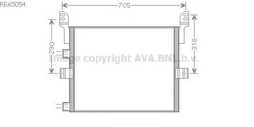 Конденсатор кондиціонера AVA REA5054 ціна, від 86.76 USD