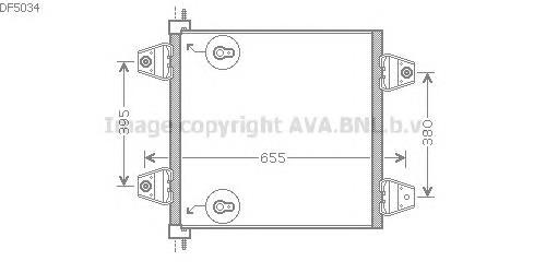 Конденсатор кондиціонера AVA DF5034 ціна, від 107.15 USD
