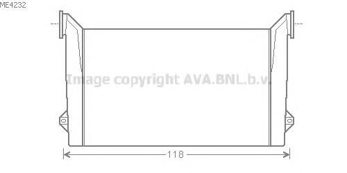 Купити A6285001499 Mercedes Радіатор интеркуллера