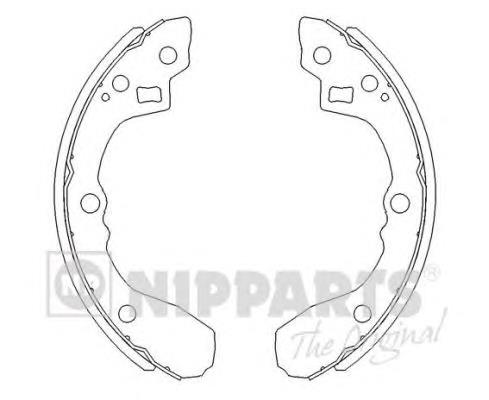 Купити J3500321 Nipparts Колодки гальмові задні, барабанні