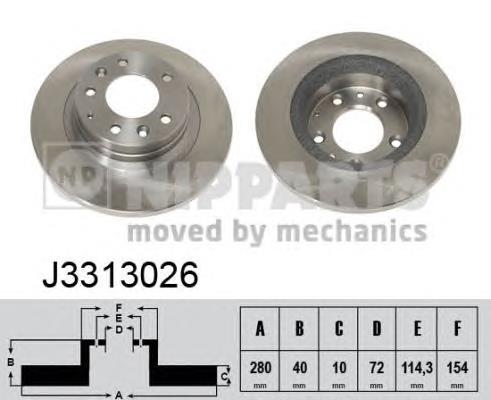 J3313026 Nipparts Дискові гальма