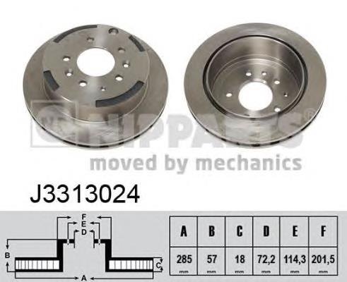 J3313024 Nipparts Дискові гальма