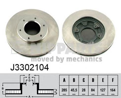 Гальмівні диски передні J3302104 Nipparts