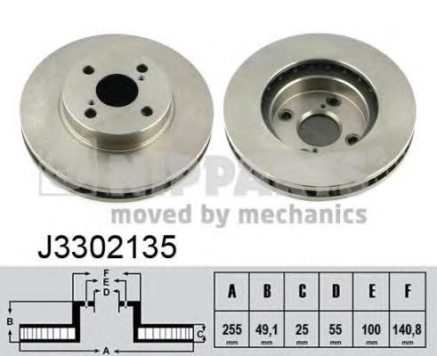 Купити J3302135 Nipparts Ротор гальмівний