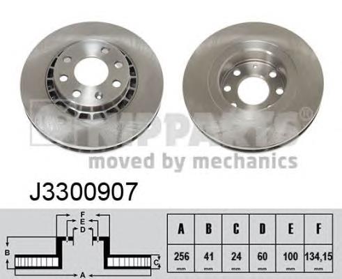 Купити J3300907 Nipparts Ротор гальмівний