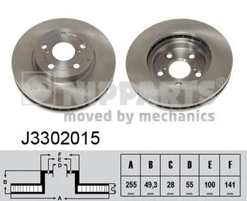 Купити J3302015 Nipparts Ротор гальмівний