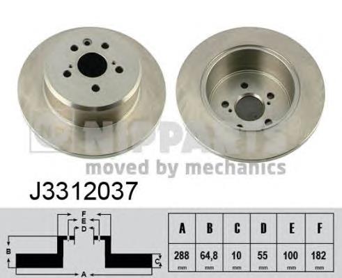 J3312037 Nipparts Дискові гальма