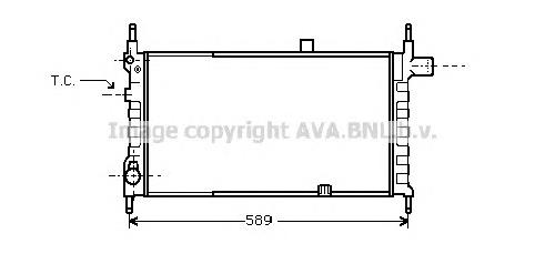 Радіатор OL2063 AVA