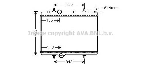 Радіатор основний AVA PE2281 ціна, від 89.82 USD