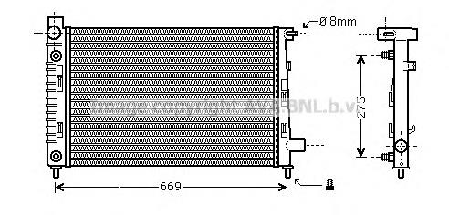Радіатор основний AVA MSA2282 ціна, від 60.56 USD