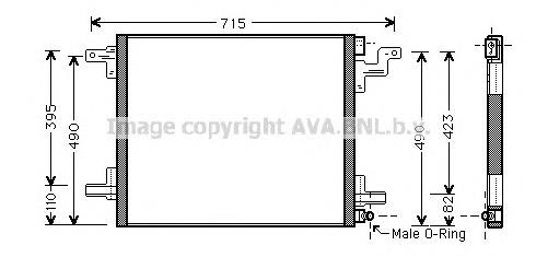 Конденсатор кондиціонера AVA FP46K112AV ціна, від 68.59 USD