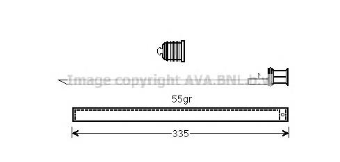 Ресивер-осушувач кондиціонера MSD601 AVA