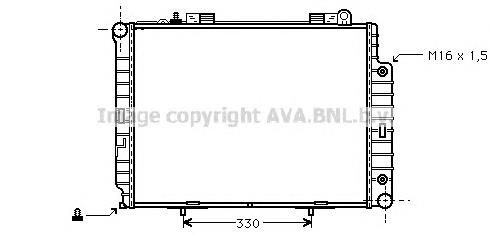 Радіатор MS2209 AVA