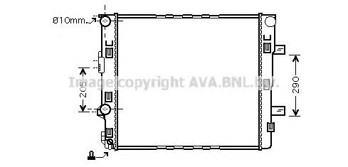Радіатор основний AVA MS2405 ціна, від 179.93 USD