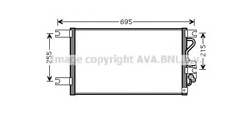 Радіатор кондиціонера MT5206 AVA