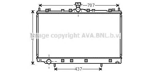 Радіатор охолодження AVA MT2215