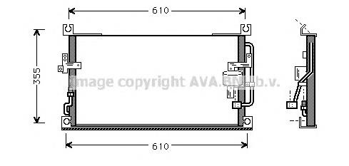 Радіатор MR146328 Mitsubishi