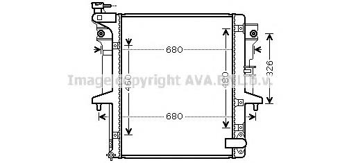 Радіатор основний AVA MTA2202 ціна, від 103.19 USD