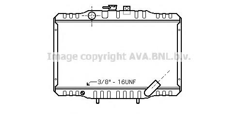 Радіатор охолодження двигуна MTA2062 AVA