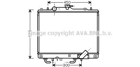 Радіатор основний AVA MT2156 ціна, від 85.96 USD