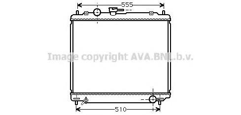 Радіатор охолодження AVA MT2109