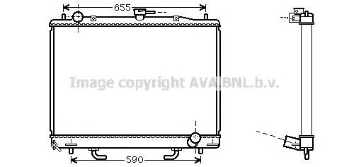 Радіатор основний AVA MT2163 ціна, від 86.98 USD