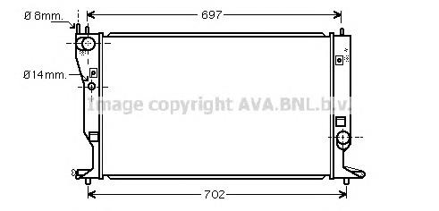 Радіатор основний AVA TO2399 ціна, від 117.17 USD