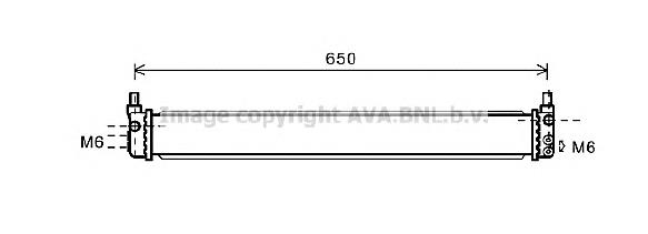 Купити TO2602 AVA Радіатор охолодження, додатковий