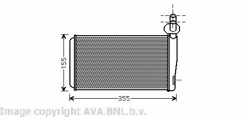702819031A VAG Радіатор опалювача салону