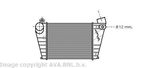 VW4200 AVA радіатор интеркуллера
