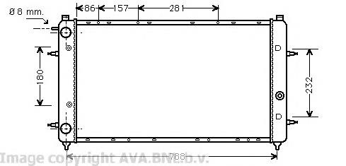 Купити VWA2114 AVA Радіатор двигуна