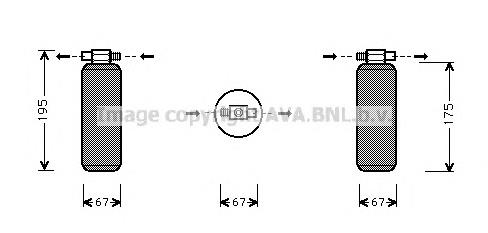 RTD015 AVA ресивер-осушувач кондиціонера