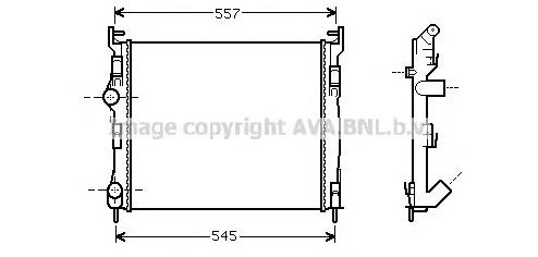 7711368062 Renault (RVI) Радіатор охолодження двигуна