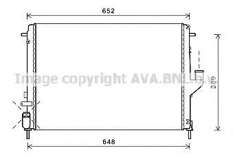 Радіатор основний AVA RTA2478 ціна, від 55.38 USD