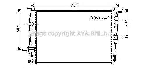 Радіатор RT2458 AVA