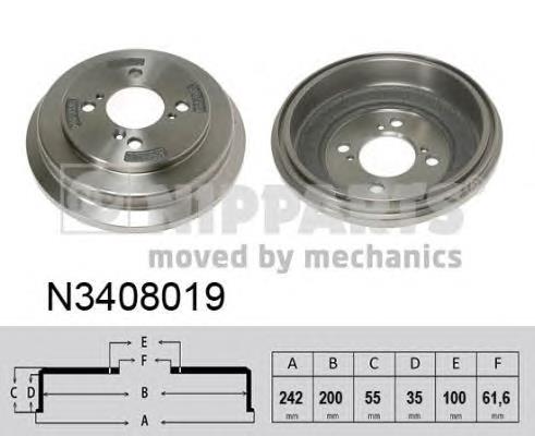 Барабан гальмівний задній Delphi BF596 ціна, від 32.67 USD