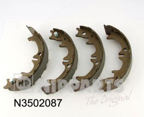 Колодки ручника / стоянкового гальма Nipparts N3502087 ціна, від 20.50 USD