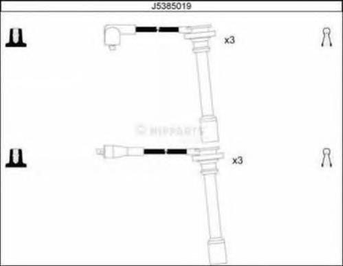 Дроти запалювання Nipparts J5385019 ціна, від 42.14 USD