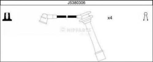 Купити J5380306 Nipparts Провід високовольтні, комплект